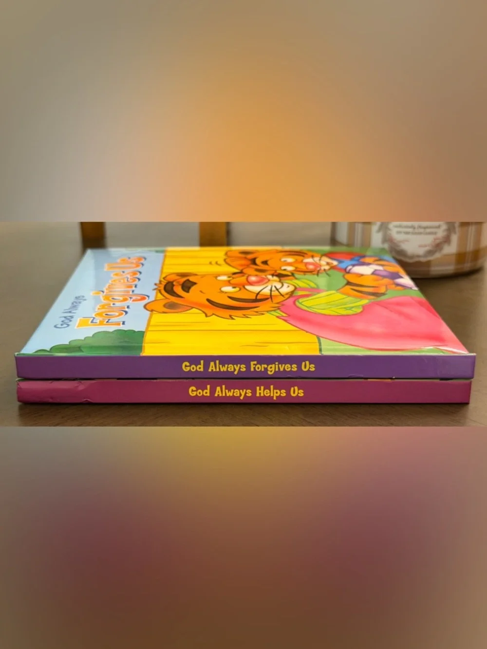 Set of 2 Kids Books~God Always Helps Us & God Always Forgives us